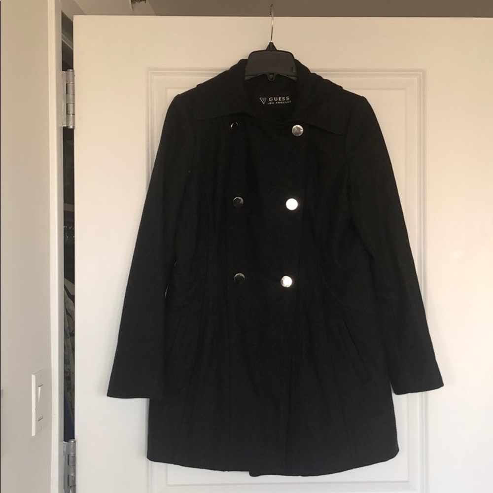 Designer wool coat